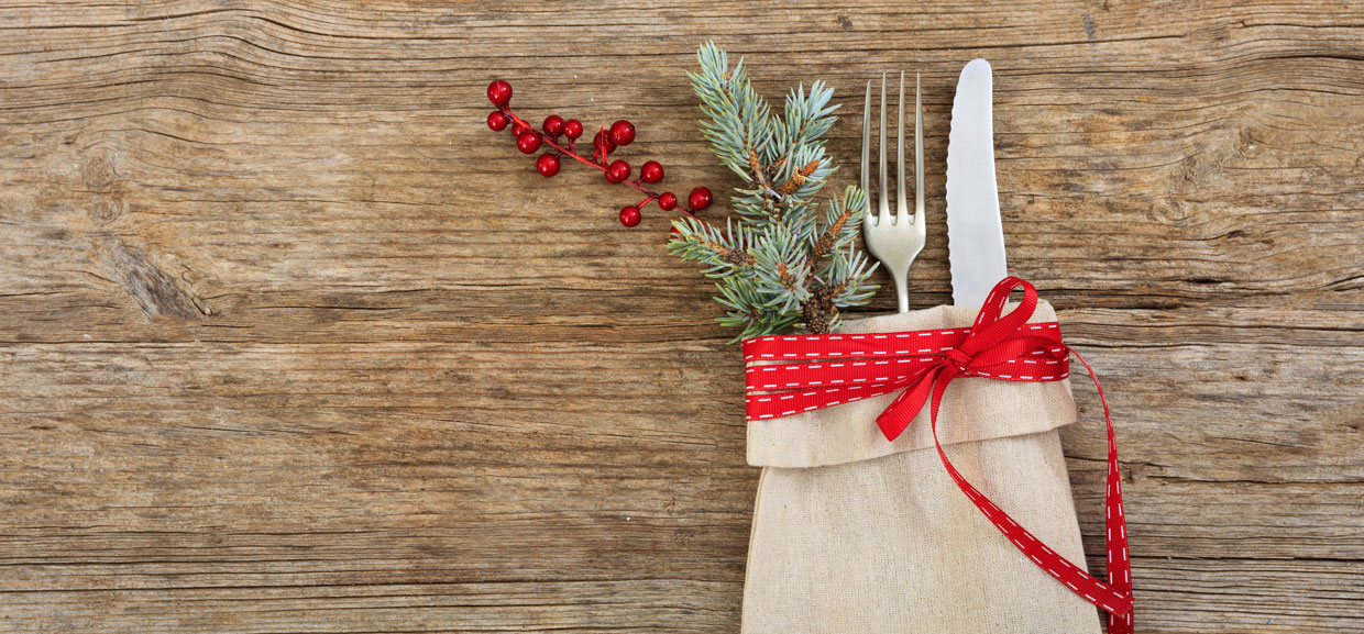 Decoración cena de empresa de Navidad